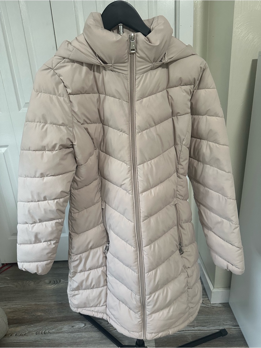 Calvin Klein Hooded Quilted Puffer Coat